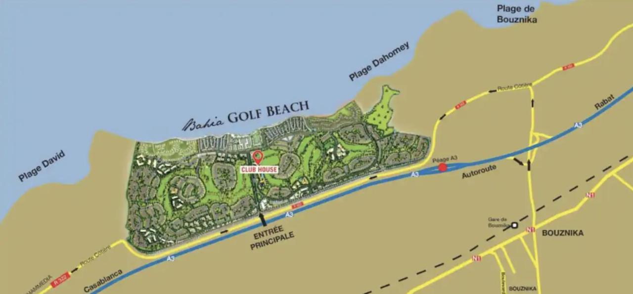 Aprt Bahiagolf Beach Bouznika, Residence Front Mer المظهر الخارجي الصورة